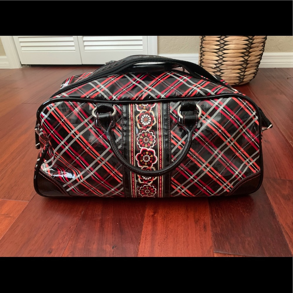Vera Bradley Frill Small Vinyl Duffle Bag Gem